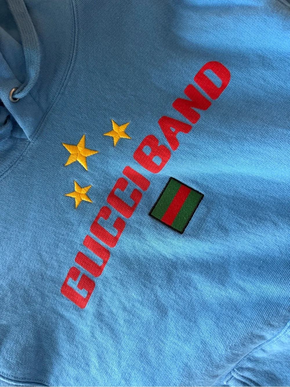 Gucci Blue Hooded Sweatshirt